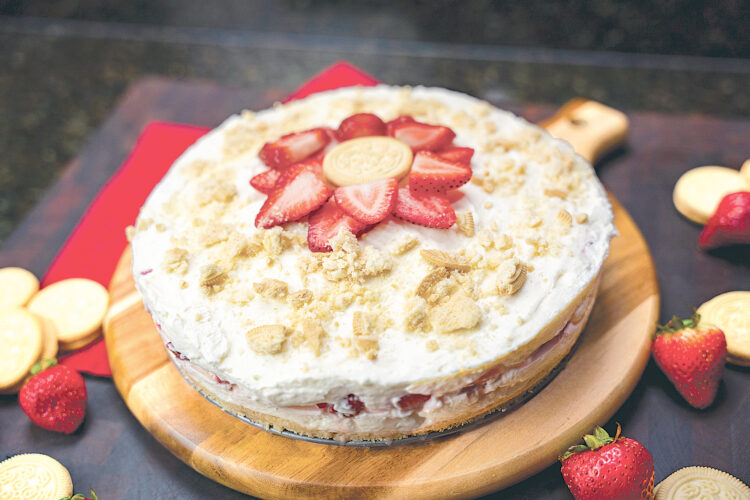 Savor the final days of summer with strawberry cheesecake
